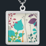 Colar Banhado A Prata Metro Garden III<br><div class="desc">Floral</div>