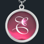 Colar Banhado A Prata Monograma de Gem Ruby Vermelho Rosa<br><div class="desc">Design único e elegante com gemstone. Modelagem e renderização de enfermeiras muito precisas no 3D Studio Max por parte de Búlgaro Lumini .Part da série Hyper Talismans.</div>