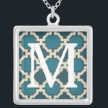 Colar Banhado A Prata Monograma | Motivos de mercado VI<br><div class="desc">Padrões</div>