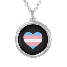 Motif Cardíaco Sinalizador do Orgulho Transgênero