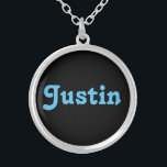 Colar Banhado A Prata Necklace Justin<br><div class="desc">Necklace Justin</div>