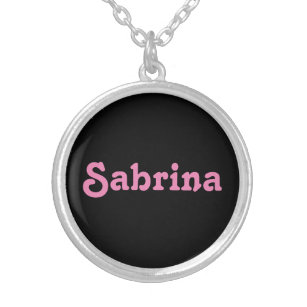 Colar Banhado A Prata Necklace Sabrina