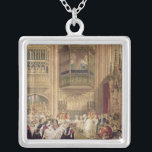 Colar Banhado A Prata O casamento de Edward VII<br><div class="desc">O casamento da escola inglesa de 1841-1910) príncipes de Gales de Edward VII (à princesa Alexandra (1844-1925) capela Windsor de Dinamarca, St George, situado o 7 de março de 1863 em um colecção privada. O o casamento de 1841-1910) príncipes de Gales de Edward VII (à princesa Alexandra (1844-1925) capela Windsor...</div>