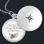 Colar Banhado A Prata Obrigado por criar a mulher do presente dos meus s<br><div class="desc">Obrigado por criar a mulher dos meus sonhos dizendo em um colar prateado é o presente perfeito para dar a sua futura mãe na lei ou mãe na lei. Ela vai tesourá-lo.</div>