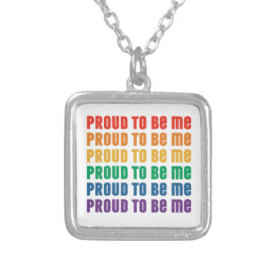 Colar Banhado A Prata Orgulho LGBTQI+: Orgulho de ser eu - Amor Queer