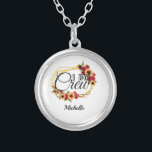 Colar Banhado A Prata Presentes De Festa, Eu Faço Tripulação, Girassóis,<br><div class="desc">A festa de noiva "Eu faço Tripulação" prendeu um colar prateado ou um medalhão. Mostre aos seus amigos e família que parte especial do seu grande dia eles realmente são. Personalize o colar com seu nome ou deixe o nome parte vazio.</div>