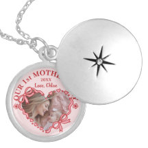 Primeiro Quadro de Coração de Foto do Dia das Mães