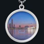 Colar Banhado A Prata Seul Capital da Coreia do Sul - Skyline<br><div class="desc">Seul Capital da Coreia do Sul - Skyline</div>