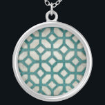Colar Banhado A Prata Simetria do Espectro IX<br><div class="desc">Padrões</div>