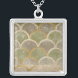 Colar Banhado A Prata Stone Azulejo por Chariklia Zarris<br><div class="desc">O que parece uma pintura da sua rua de pedra cobblestone favorita é realmente um design de pedra criado por Chariklia Zarris. Os tons de terra mudada do design de azulejo de pedra imploram que olhem para eles e contemplem os mistérios do mundo. Ou, pelo menos, eles vão implorar à...</div>