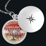 Colar de Aniversário do Coração Vermelho Casado<br><div class="desc">Colares de Manutenção Escolha a Finalidade Dourada Prateada Prateada ou a Oferta Personalizada Personalizada Única de Prata 1rua de Natal</div>