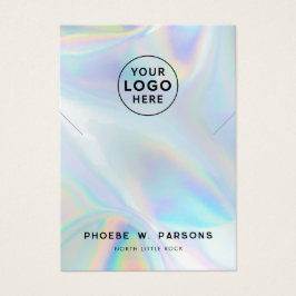 Colar de Colar de Código QR Iridescente Moderno