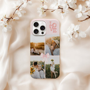 Colar de Fotos Personalizado 4 Amor Aquarela Rosa