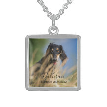 Memorial de Foto e Nome de Pet Personalizado