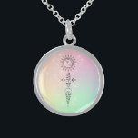 Colar De Prata Esterlina *~* Mulher do Massage - Lua Sun Nirvana Yoga Reiki<br><div class="desc">Arredondar o colar de Nova Era Espiritual Metafísico de Silver. * Aumento de energia - símbolo de geometria sagrada do coSMIC Eethial COSMIC - Pastel macio - que mostra o caminho para Iluminismo e Nirvana. Vocês notarão que este design pode se comunicar com vocês em um nível muito profundo. O...</div>