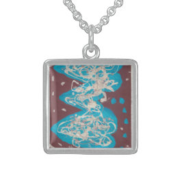 Colar De Prata Esterlina Mundo do Amor