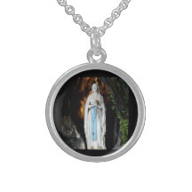 Statue Notre Dame de Lourdes grotto grotte France