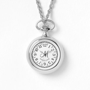 Colar de Relógio de Pulso Feminino Personalizado