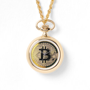colar de relógios de ouro bitmoney