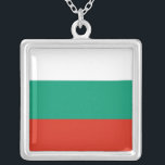 Colar Elegante com Bandeira da Bulgária<br><div class="desc">Adicione um toque de orgulho búlgaro à sua coleção de joias com o nosso colar exclusivo com a bandeira da Bulgária! Feito com muita atenção aos detalhes, este colar é mais do que um cúmplice; é uma celebração do patrimônio e orgulho culturais búlgaros. O elegante design exibe com destaque as...</div>