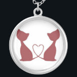 Colar gêmea dos gatos do amor<br><div class="desc">Colar gêmea dos gatos</div>