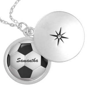 Colar Medalhão Bola de futebol customizável do futebol