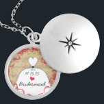 Colar Medalhão Casamento Gown Bridesmaid Necklace<br><div class="desc">Colares de Manutenção Escolha Término Dourado Prateado Prateado ou Personalizado Personalizado Único Silver Silver Silver!Colares de Festas de casamento de Presença de Natal - para alterar a cor de fundo - clique em personalizar - clique em editar - escolha a última ferramenta no menu suspenso e escolha entre uma das...</div>