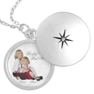 Colar Medalhão Locket customizável do dia das mães da lembrança