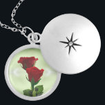 Colar Medalhão Rosas vermelhas de amor do Twin Flame<br><div class="desc">As rosas vermelhas simbolizam o sincero respeito profundo,  a coragem e o amor apaixonado sincero. Vermelho também é uma cor de energia. Azul é a cor do céu. Verde é a cor da terra. A natureza é a última verdade. É o que é.</div>