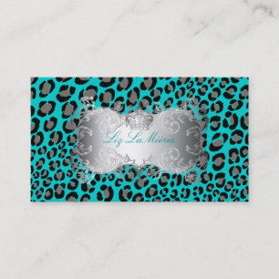 Colas-leopardo / cartões de visitas PixDezines