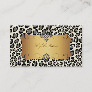 Colas-leopardo / cartões de visitas PixDezines