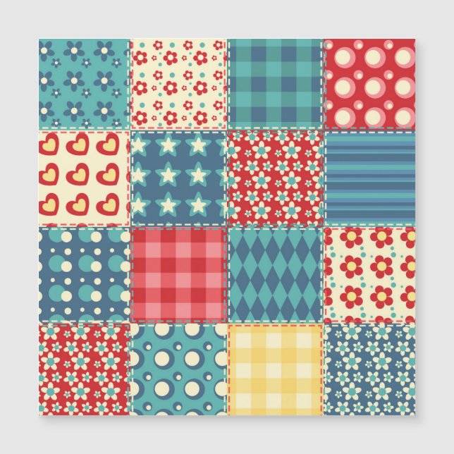 Colcha de Vintage: padrão de fundo de retalhamento (Frente)