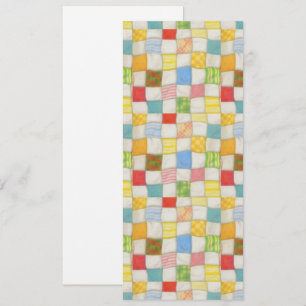 COLCHA LOUCURA 10x23,5 cm cartão plano / vertical