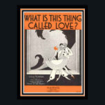 Cole Porter Art Deco Sheet Music 12 x 16 Impressão<br><div class="desc">"O que é essa coisa chamada amor?" por Cole Porter- Art Deco Impressão Sheet Music?</div>