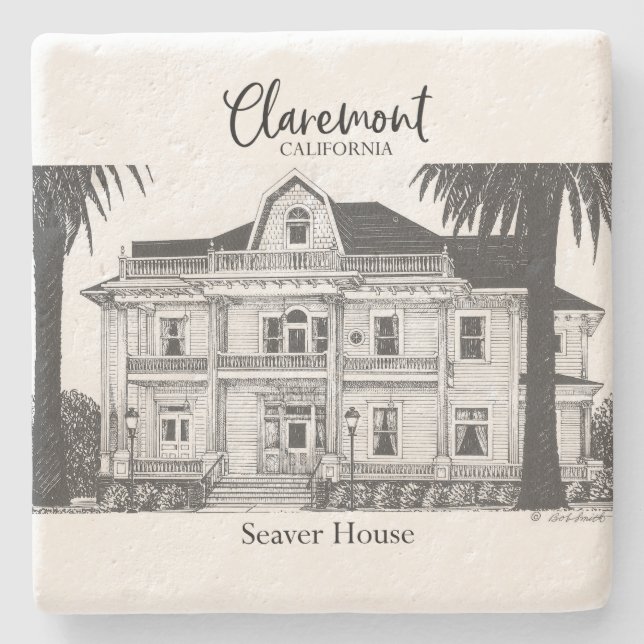 Coleção Bob Smith Claremont - Porta copos de pedra (Frente)