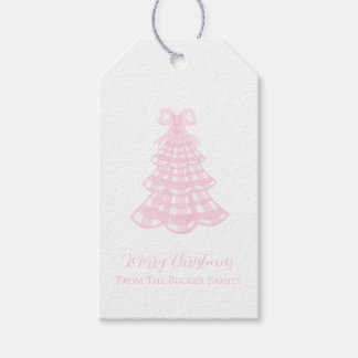 Coleção de Addy - Etiqueta de presente da árvore d