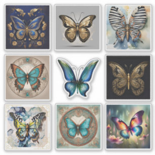 Coleção de Adesivos Butterfly