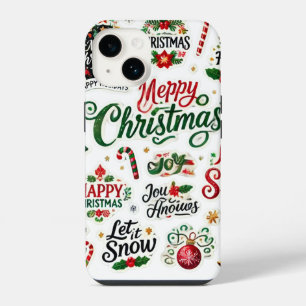 Coleção de Adesivos Festivos de Natal – H