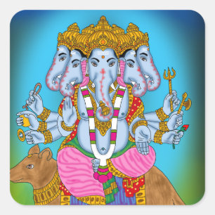 Coleção de Adesivos Ganesha