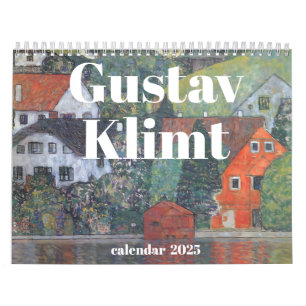 Coleção de Arte do Calendário Gustav Klimt 2025 
