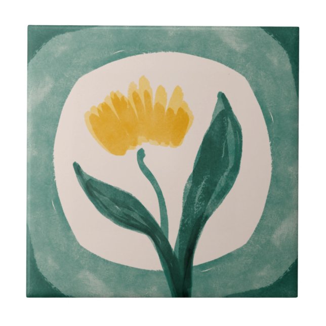 Coleção de Azulejos Verde e Amarelo MHN (Frente)