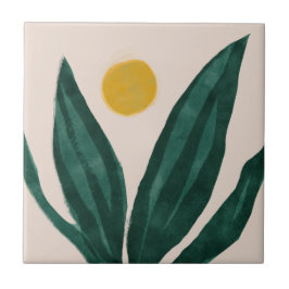 Coleção de Azulejos Verde e Amarelo MHN