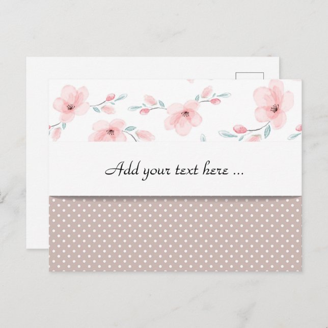 Coleção de Caracteres de Algodão - Cartão Postal (Frente/Verso)