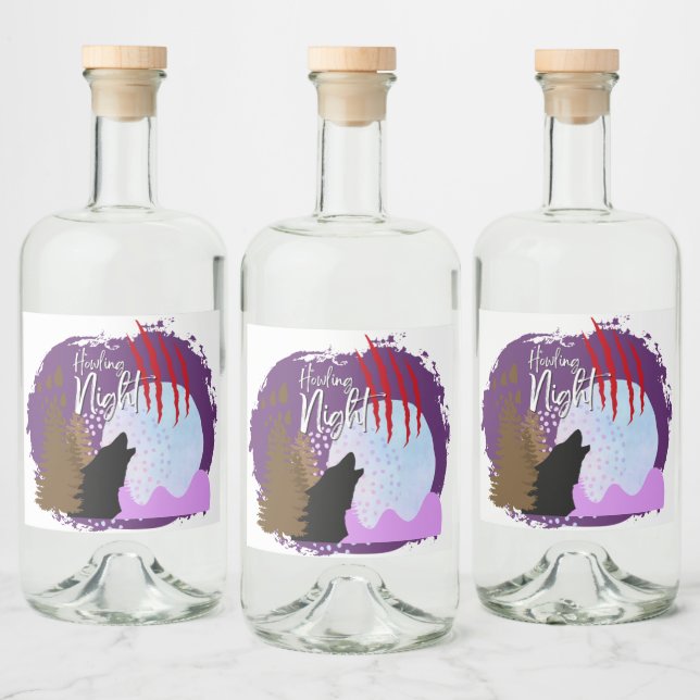 Coleção de Carimbo de Halloween "Howling Night" (Garrafas)