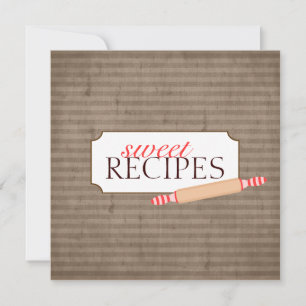 Coleção de Cartões Comerciais de Receita Doce