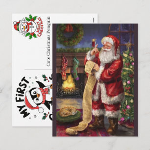 Coleção de cartões de Natal Lang com saudações fes