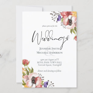 Coleção de Casamento de Cores de Outono Rústicas -