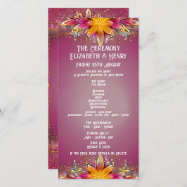 Coleção de Casamento de Elegância Floral Rosa