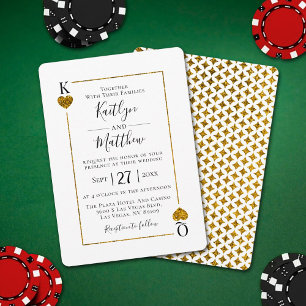 Coleção de Casamentos de Cartões de Jogada Monogra