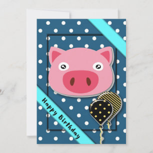 COLEÇÃO DE CRIANÇAS PIGGY DE ANIVERSÁRIO - Cartões
